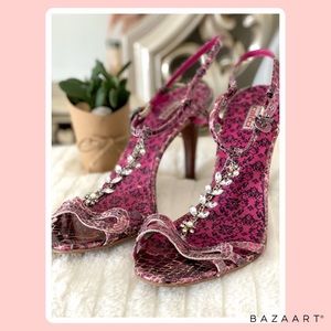 ⚡️Colcci⚡️Pink (shine) high heels sandals